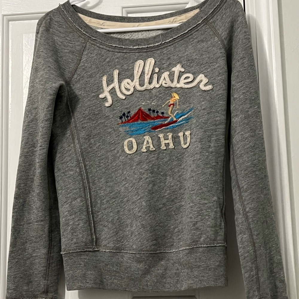 Grey Hollister sweater